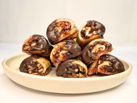 Chocolate Dipped Raspberry Rugelach Gift Tin