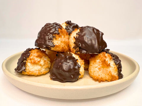 Chocolate Dipped Coconut Macaroons (1 lb.)