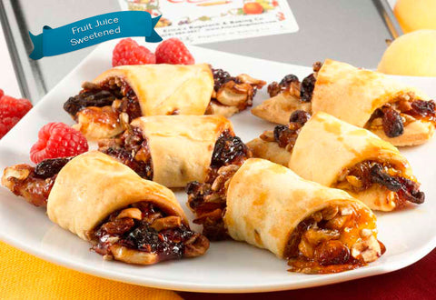 Gourmet Crescent Style Rugelach Raspberry & Apricot (Fruit Juice Sweetened) Gift Tin